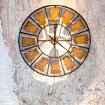Часы настенные из металла в стиле лофт Clock with History варинант исполнения - 2 | Loft Concept в Сочи