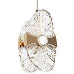 Подвесной светильник из хрусталя Fleuretta Crystal Gold Hanging Lamp варинант исполнения - 1 | Loft Concept в Сочи