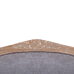 Кресло Ava Classical Armchair brown and grey velour варинант исполнения - 5 | Loft Concept в Сочи