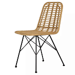 Стул с ротанговым плетением Wicker Stool без подлокотников варинант исполнения - 4 | Loft Concept в Сочи