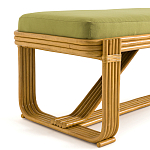 Скамья из ротанга с подушкой Mattia Rattan Bench варинант исполнения - 3 | Loft Concept в Сочи