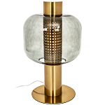 Настольная лампа со стеклянным плафоном Elario Metal Glass Table Lamp варинант исполнения - 1 | Loft Concept в Сочи