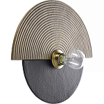 Круглый настенный фактурный светильник Textured Disc варинант исполнения - 1 | Loft Concept в Сочи