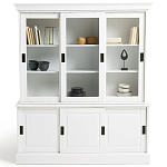 Витрина из массива сосны Cobbett White Wood Showcase варинант исполнения - 2 | Loft Concept в Сочи