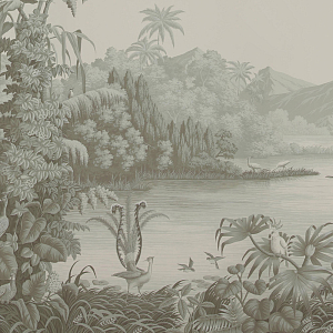 Обои ручная роспись Le Brésil Crystal Grey