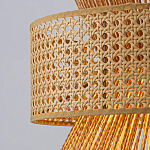 Подвесной светильник с абажуром из натуральных материалов Light Inside the Cell варинант исполнения - 4 | Loft Concept в Сочи