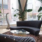 Дизайнерский журнальный стол в виде раковины с жемчужиной под прозрачной столешницей Fahin варинант исполнения - 4 | Loft Concept в Сочи