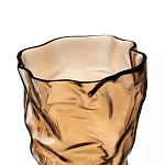 Ваза стеклянная фактурная Crumpled Vase 32 см варинант исполнения - 2 | Loft Concept в Сочи