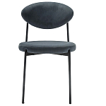 Стул металлический с мягкой спинкой и сиденьем из велюра Alfie Chair варинант исполнения - 5 | Loft Concept в Сочи