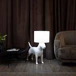 Лампа COLLECTION OF DOGS с абажуром Бультерьер варинант исполнения - 3 | Loft Concept в Сочи