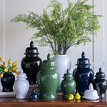 Ваза с крышкой однотонная Высота 48 см Chinoiserie Ceramics варинант исполнения - 6 | Loft Concept в Сочи