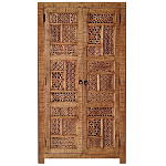 Этнический шкаф с орнаментом резьба из дерева Indian Antique Furniture варинант исполнения - 3 | Loft Concept в Сочи