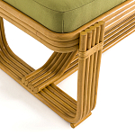 Скамья из ротанга с подушкой Mattia Rattan Bench варинант исполнения - 4 | Loft Concept в Сочи