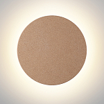 Бра круглое натуральная Пробка Natural Cork варинант исполнения - 3 | Loft Concept в Сочи