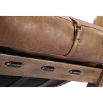 Двухместный диван Duncan винтажная коричневая кожа варинант исполнения - 3 | Loft Concept в Сочи