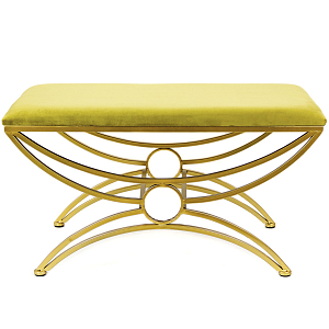 Пуф Art Deco Shapes Yellow