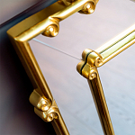 Зеркало прямоугольное Golden Classic Ornament Mirror варинант исполнения - 3 | Loft Concept в Сочи