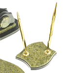 Настольный письменный набор из змеевика из 7-ми элементов Successful Leader варинант исполнения - 8 | Loft Concept в Сочи