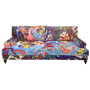 Премиальный Акцентный Диван Simpsons in Paradise Pop Art Sofa