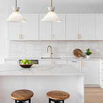 Подвесной светильник с белым стеклянным конусным плафоном Alora Mood варинант исполнения - 13 | Loft Concept в Сочи