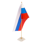 Флагшток на подставке из натурального камня Stone Flagpole варинант исполнения - 1 | Loft Concept в Сочи