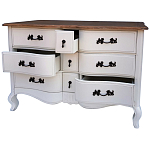 Комод бежевый в стиле Прованс Montmartre Provence Beige Wide варинант исполнения - 5 | Loft Concept в Сочи