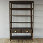 Стеллаж с двумя ящиками Elsa Dreams Walnut варинант исполнения - 4 | Loft Concept в Сочи