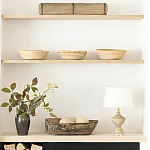 Настольная лампа деревянная с белым абажуром Wooden Table Lamp варинант исполнения - 6 | Loft Concept в Сочи