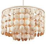 Люстра с каскадом из круглых декоративных элементов Texture Discs варинант исполнения - 2 | Loft Concept в Сочи