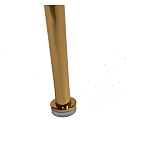 Стул велюровый хаки на золотистых металлических ножках Vendramin Chair варинант исполнения - 6 | Loft Concept в Сочи