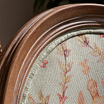 Барный стул из массива бука светло-зеленый с растительным орнаментом Raffael Angel Green Bar stool варинант исполнения - 4 | Loft Concept в Сочи