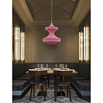 Подвесной вязаный розовый светильник «Моника» варинант исполнения - 2 | Loft Concept в Сочи