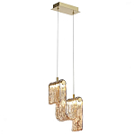 Подвесной светильник волнистой формы из фактурного стекла Wave варинант исполнения - 3 | Loft Concept в Сочи