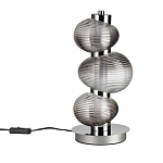 Настольная лампа с 3-мя рифлеными стеклянными шарами Marcelh Light варинант исполнения - 5 | Loft Concept в Сочи