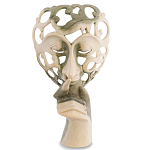 Маска ручной работы деревянная резная Beauty Mask варинант исполнения - 1 | Loft Concept в Сочи