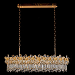 Люстра с декоративными элементами в виде крупных хрустальных цветов Palace Gardens варинант исполнения - 2 | Loft Concept в Сочи