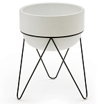 Кашпо Elevated Planters Luna 54 белое варинант исполнения - 1 | Loft Concept в Сочи