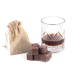 Камни для охлаждения виски из красного лемезита Natural Stone Cube варинант исполнения - 6 | Loft Concept в Сочи