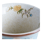 Ваза из голубого фарфора с бронзовыми элементами Blue Garden варинант исполнения - 4 | Loft Concept в Сочи