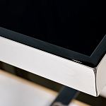 Столик журнальный квадратный с основанием в оттенках хром и золото Harmony Color and Shapes варинант исполнения - 2 | Loft Concept в Сочи