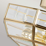 Потолочный светильник шестигранной формы с прозрачными стеклянным плафоном Elstead Lighting варинант исполнения - 12 | Loft Concept в Сочи