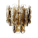 Люстра из круглых стеклянных элементов Vienna варинант исполнения - 1 | Loft Concept в Сочи