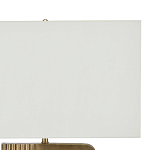 Настольная лампа с прямоугольным белым абажуром Skillful Face варинант исполнения - 2 | Loft Concept в Сочи