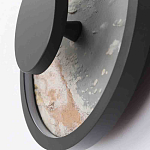 Бра круглое светодиодное с черной рамкой Stone Circle варинант исполнения - 3 | Loft Concept в Сочи