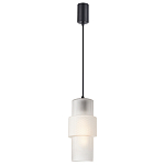 Подвесной светильник со стеклянным рифленым плафоном цилиндрической формы Eliara 13 варинант исполнения - 6 | Loft Concept в Сочи