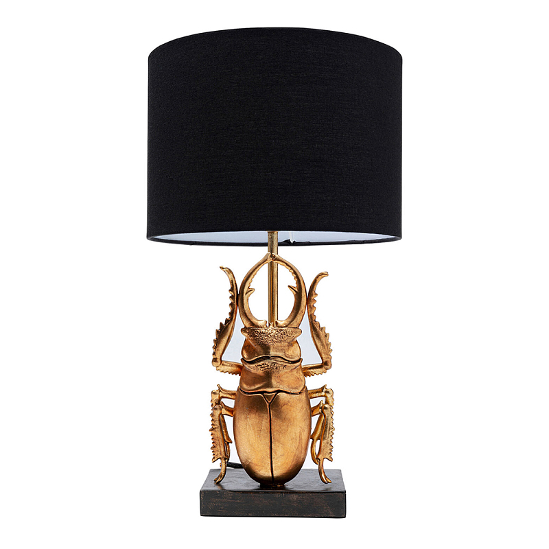 Настольная лампа Золотой жук Черный Золотой в Сочи | Loft Concept 