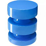 Столик приставной фигурный синий Curly Blue Table варинант исполнения - 1 | Loft Concept в Сочи