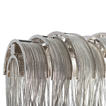 Люстра подвесная с металлическими цепочками и изогнутыми металлическими дугами 72 см Atlantis Chain варинант исполнения - 9 | Loft Concept в Сочи