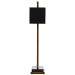 Настольная лампа прямоугольная с черным абажуром Strictness of Forms варинант исполнения - 3 | Loft Concept в Сочи