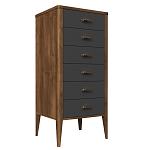 Комод из массива бука с 6-ю ящиками Tasteful Furniture варинант исполнения - 1 | Loft Concept в Сочи